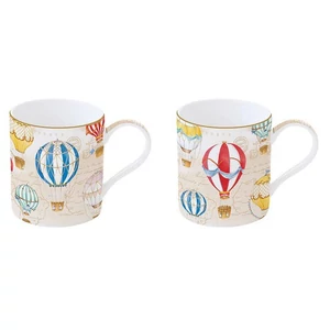 Bögre szett Porcelán 3,5dl Air Balloons 2db-os dobozban
