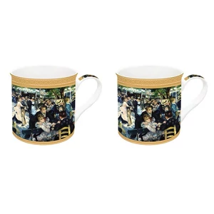 Bögre szett Porcelán 3dl Renoir: Bál a Le moulin de la Galett 2db-os dobozban