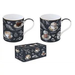 Bögre szett Porcelán 3,5dl Barista 2db-os dobozban