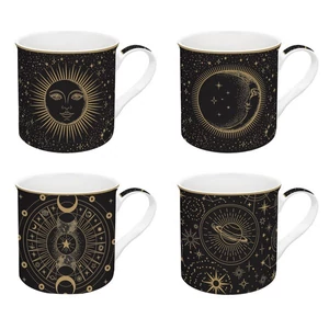 Bögre szett Porcelán 3dl Atmosphere Celestial 4db-os dobozban