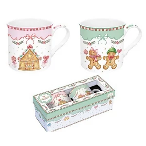 Bögreszett porcelán 3dl Atmosphere, Sweet Christmas 2db-os dobozban