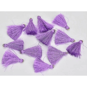 Bojt textil egyszínű fényes lila (12db/csomag) [5998997713964]