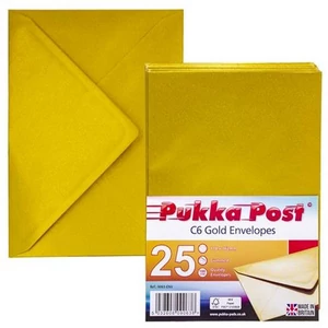 Boríték C6 szilikonos Pukka PadGold, arany