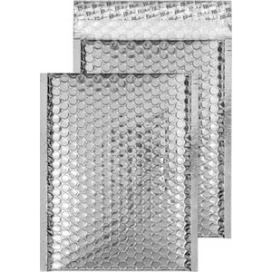 Boríték légpárnás Blake C5+, 250x180 mm, fényes ezüst