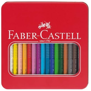 Faber-Castell színes ceruza 16dbdb Grip Jumbo Aqarell színes cer fém betekintő ablakos dobozban 110916