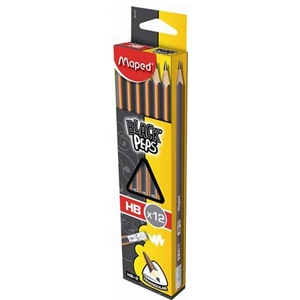 Ceruza HB Maped Black Peps radírral grafitceruza