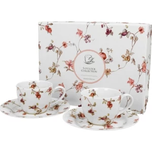 Csésze+alj kávés Porcelán 90ml Safa 2db-os dobozban