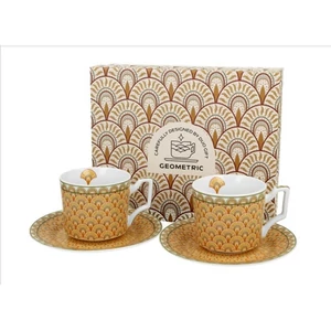 Csésze+alj Porcelán 120ml Solis 2db-os dobozban