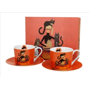 Csésze+alj Porcelán 2,3dl Cindy