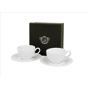 Csésze+alj Porcelán 75ml Diamond 2db-os dobozban