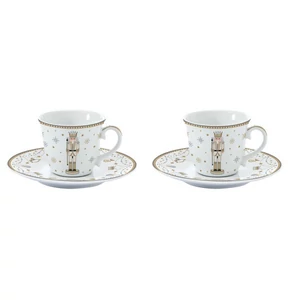 Csésze+alj Porcelán karácsonyi 80ml Royal Nutcracker 2db-os dobozban