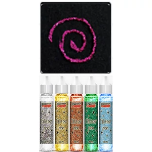 Csillámtoll 30ml pink Pentart dekor ragasztó