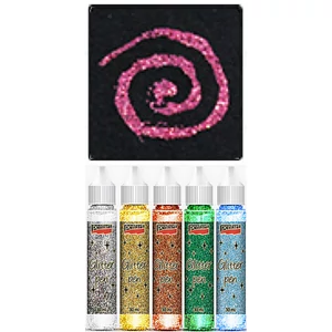 Csillámtoll 30ml világos pink Pentart dekor ragasztó