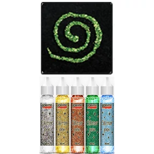 Csillámtoll 30ml világos zöld Pentart dekor ragasztó