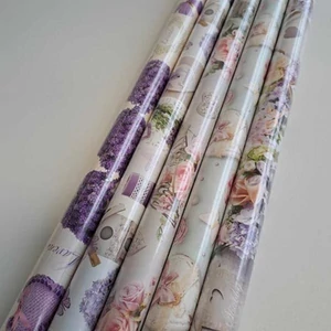 Csomagolópapír Pol-Mak Virágos vintage