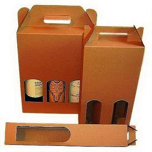 Díszdoboz papír 1 sima, natúr borosdoboz Ajándék csomagoló díszzacskó