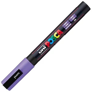 Decormarker UNI-BALL Posca 0,9-1,3mm halványlila akril marker Írószerek UNI-BALL PC-3M
