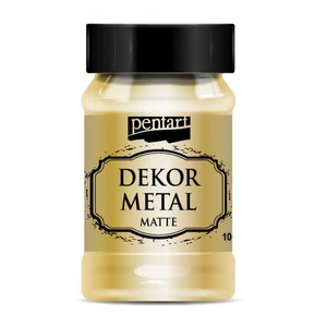 Dekorfesték matt 100ml Dekormetál matt arany