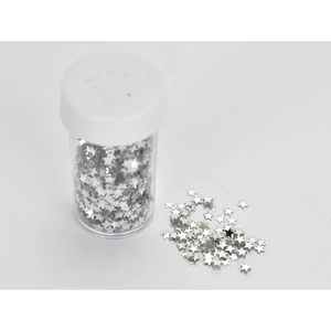 Dekor flitter 30ml Csillag alakú, ezüst színű