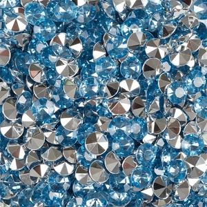 Dekor gyémánt 10mm kék 300ml-es műanyag strassz dekoráció Season kreatív alapanyag