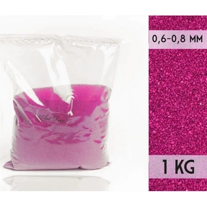 Dekor homok 1kg Pink 0,6-0,8 