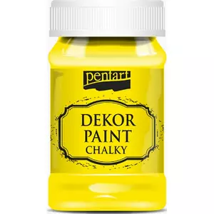 Dekor krétafesték 230ml citromsárga