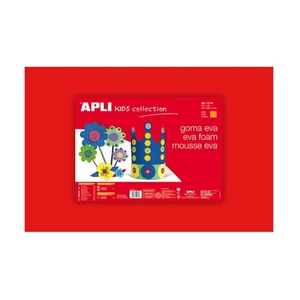 Dekor moosgumi Apli 400x600 mm, Kids Eva Sheets, piros