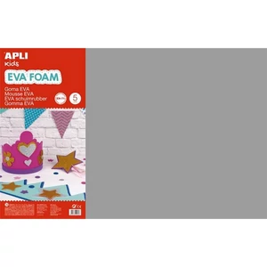 Dekor moosgumi Apli 400x600 mm, Kids Eva Sheets, szürke