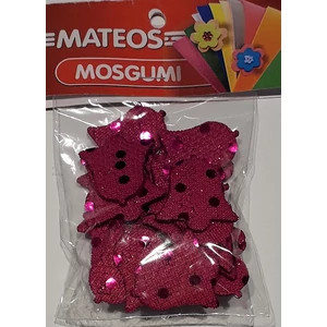 Dekorgumi MATEOS - Harang Glitteres dekor gumilap. Pink és árnyalatai - Karácsonyi dekor.