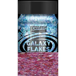 Dekor pelyhek 100ml Galaxy Flakes Juno rózsaszín