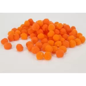 Dekor pompom 15mm narancssárga zsenília golyó, 100db/csomag