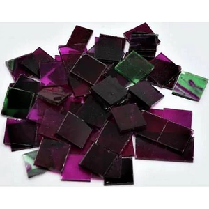 DEKOR Üvegmozaik 1 x 1cm zöld-lila átlátszó négyzet
