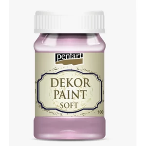 Dekorfesték lágy 100ml Pentart babarózsaszín