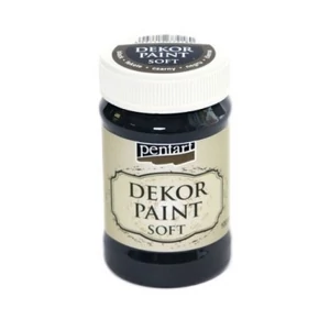 Dekorfesték lágy 100ml Pentart fekete 7218