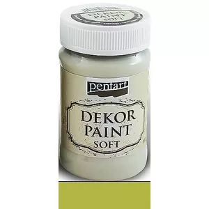 Dekorfesték lágy 100ml Pentart sárgászöld