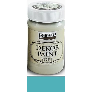 Dekorfesték lágy 100ml Pentart türkizkék 7286