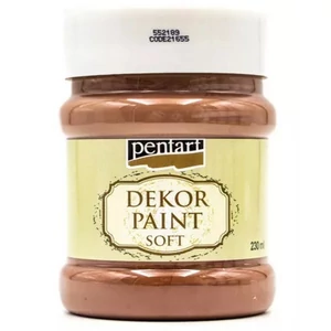 Dekorfesték lágy 230ml Pentart barna