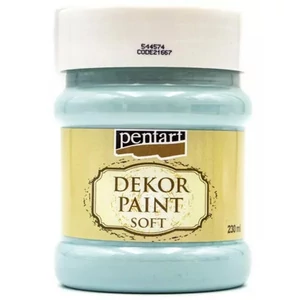 Dekorfesték lágy 230ml Pentart country kék