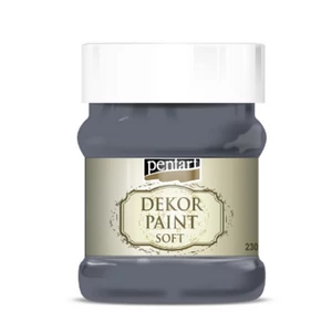 Dekorfesték lágy 230ml Pentart Grafitszürke Pentart