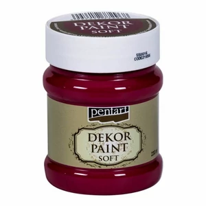 Dekorfesték lágy 230ml Pentart kardinálpiros