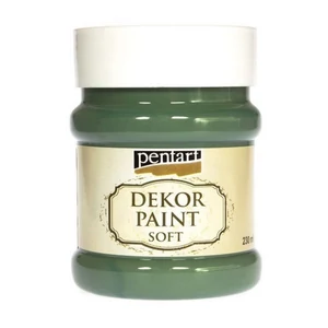 Dekorfesték lágy 230ml Pentart kekizöld