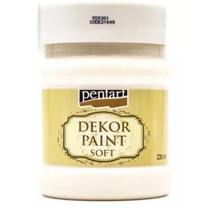 Dekorfesték lágy 230ml Pentart krémfehér
