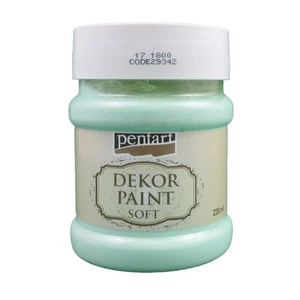 Dekorfesték lágy 230ml Pentart mentazöld