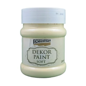 Dekorfesték lágy 230ml Pentart sárga