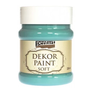 Dekorfesték lágy 230ml Pentart türkizkék