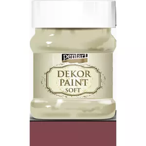 Dekorfesték lágy 500ml Pentart burgundi vörös