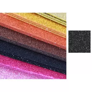 Dekorgumi glitteres öntapadós Glitteres fekete, 20x30cm