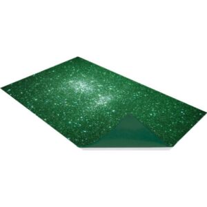 Dekorgumi glitteres zöld 2mm, A4 öntapadós - Cre Art