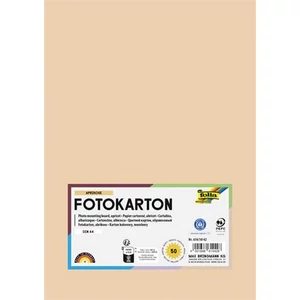 Dekorkarton 2 oldalas A4 300 g 50lap FOLIA baracklap FOLIA barack lap FOLIA barack