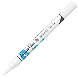 Dekormarker 2mm Schneider akril,Paint-It 310, fehér TSC310F